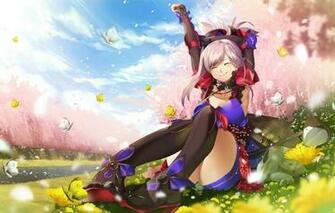 Wallpaper Fate Grand Order Hamada Pochiwo Miyamoto Musashi