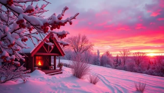 Winter Red Wallpaper