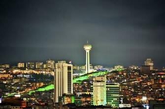 Ankara Noche Turquia Europa Wallpaper