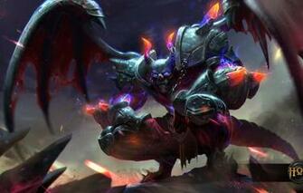 Wallpaper Night Wings Monster The Demon Art Hon Heroes Of