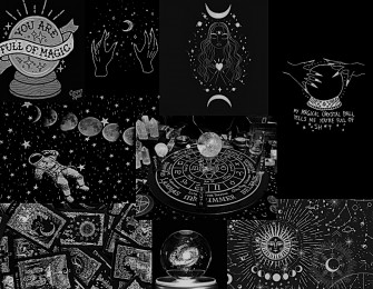 Black Witch Aesthetic Laptop Wallpaper iPhone
