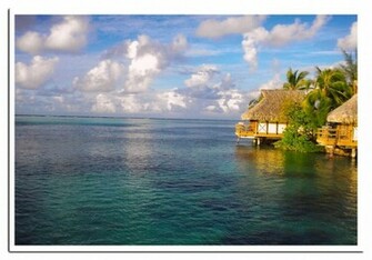 Image Beach Hut HD Photo Wallpaper