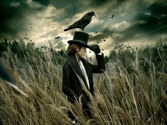Black Scarecrow Wallpaper