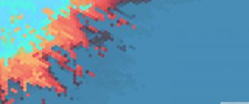 Hexagons Pixel Design Ultra HD Desktop Background Wallpaper For