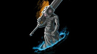 Hill Alternative Art Pyramid Head Compainion Cube Wallpaper Background