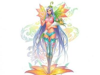 Flower Fairy Wallpaper