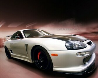 White Toyota Supra Wallpaper Cars