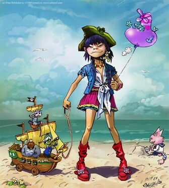 Noodle From Plastic Beach Gorillaz Photo