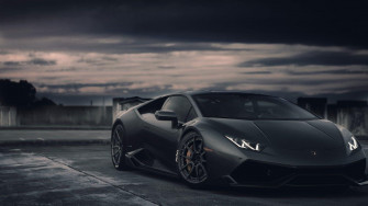 Black Lamborghini Huracan Wallpaper Car Lp