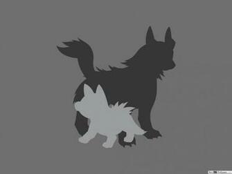 Mightyena And Poochyena Of Pokemon HD Wallpaper