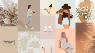 Cute Desktop Aesthetic Wallpaper For Girls