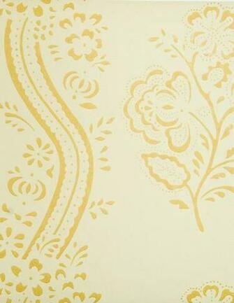 AsHDown Wallpaper Cream With Yellow Floral Design And