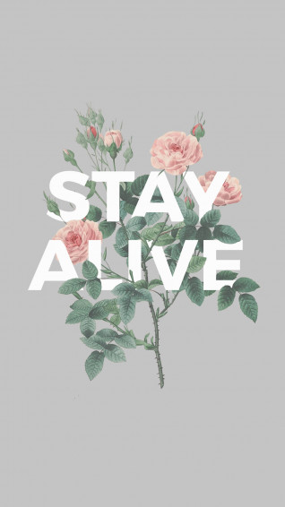Stay Alive Dope iPhone Wallpaper
