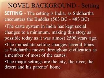 Siddhartha Background Information On The Novel Buddhism