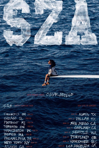 Sza Sos Tour Postera