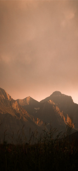Brown Rock Mountain iPhone X Wallpaper