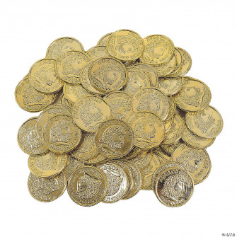 Stacks Of Coins Illustrating Financial Success Wallpaper