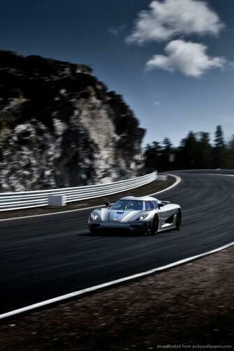 Koenigsegg Agera R iPhone Wallpaper On The Road For