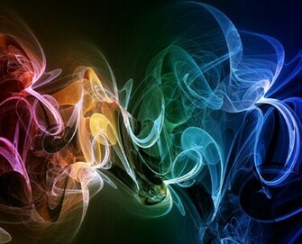 Rainbow Color Smoke Wallpaper