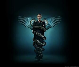 Hugh Laurie In Real Life Caduceus Wallpaper For Samsung Galaxy Tab