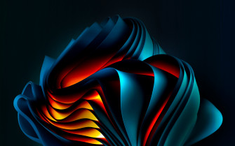 Windows Colorful Amoled Glow Wallpaper In