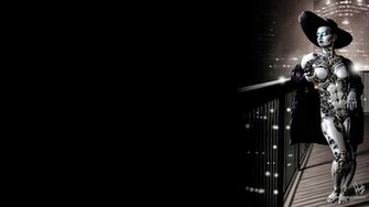 Photography Of Ian Sokoliwski Film Noir Robot Desktop Wallpaper