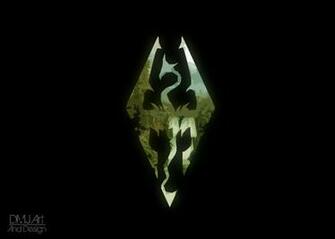 Skyrim Logo Wallpaper By Chemical5