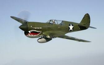 Aircraft Airplanes Fighter World War Ii Warbird P40 Wallpaper