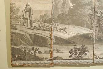 Grisaille Art Wallpaper Murals Screens Part I Laurel Home