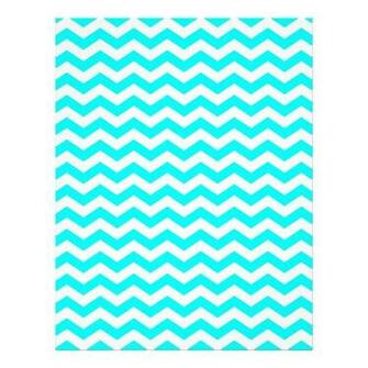 White Zig Zags Full Color Flyer