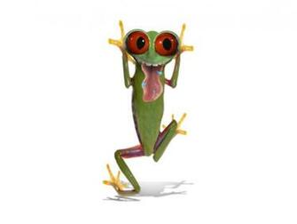 Action Crazy Frog Wallpaper
