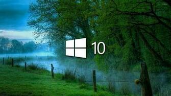Windows In The Misty Morning Small Logo Wallpaper Computer
