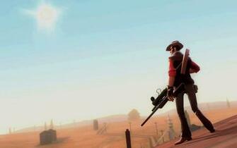 Team Fortress Sniper Desktop Wallpaper