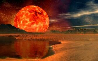 Red Lava Planet High Quality And Resolution Wallpaper