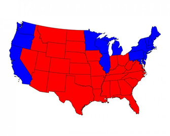 Election Map Wallpaper