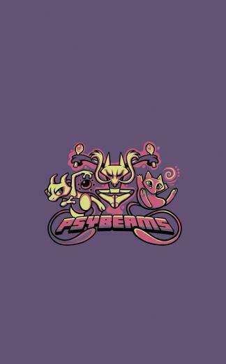 Psybeams Pokemon iPhone Wallpaper
