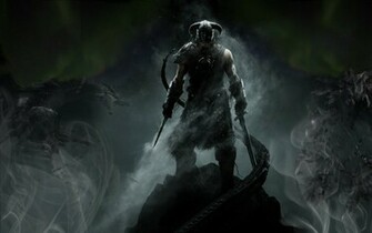 Video Games Dragons Vikings Skyrim Elder Scrolls V The