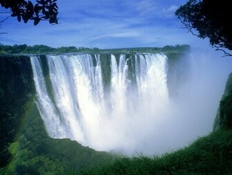 World Visits The Victoria Falls In Zimbabwe Cool Wallpaper