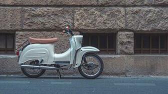 Wallpaper Moped Scooter Transport Wall