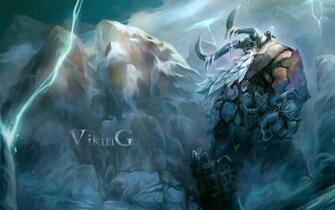 Sega 1vba Norse Exploration Mythological Warrior Wallpaper Background