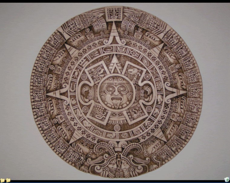 Pix For Aztec Calendar Wallpaper Background