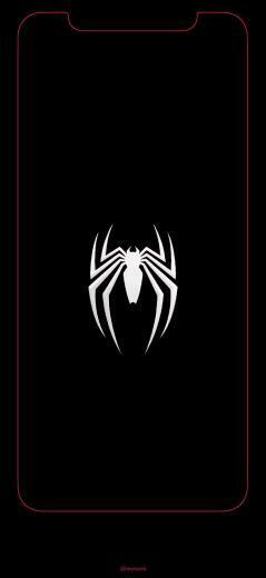 iPhone X Spiderman Logo Wallpaper Spidermanps4