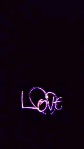 Blackberry HD Love Text Design Wallpaper Mobile
