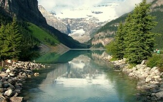 Lake Louise Wallpaper Landscape Nature In Jpg Format For