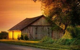 Pictures Image And Photos Old Barn Sunset Desktop Background