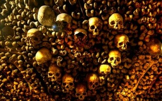 Skull Heart Wallpaper Background