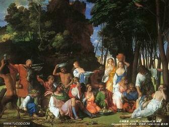 Italian Renaissance Painting Giovanni Bellini Paintings The Feast