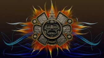 Aztec Calendar Wallpaper