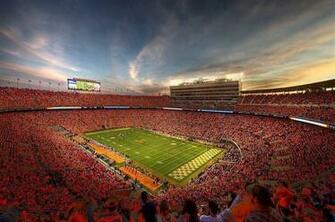 Tennessee Football Desktop Wallpaper Neyland Stadium At Night