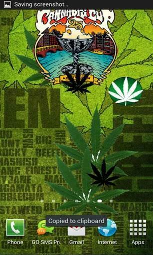 Stimulating Live Image Moving Marijuana Weed Wallpaper Effects On